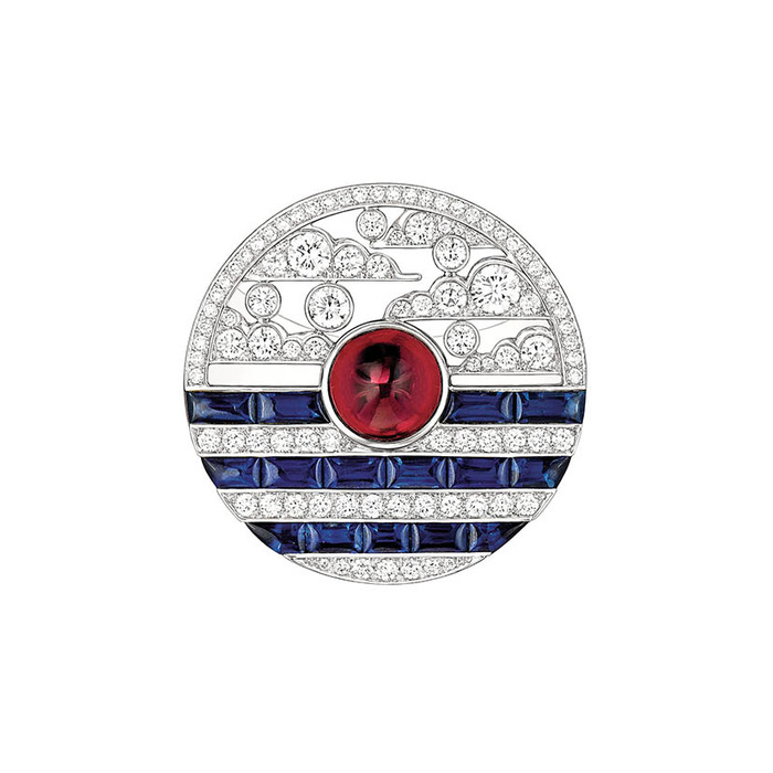 CHANEL Joaillerie Winter in France 彩寶鑲鑽戒指,價格未定